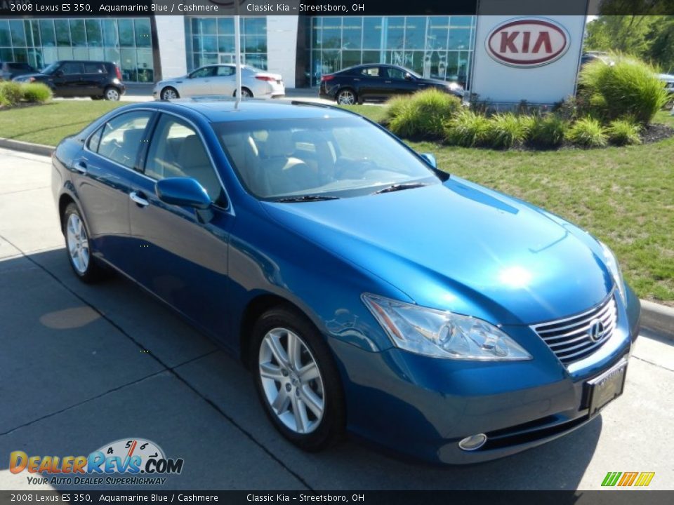 2008 Lexus ES 350 Aquamarine Blue / Cashmere Photo #1