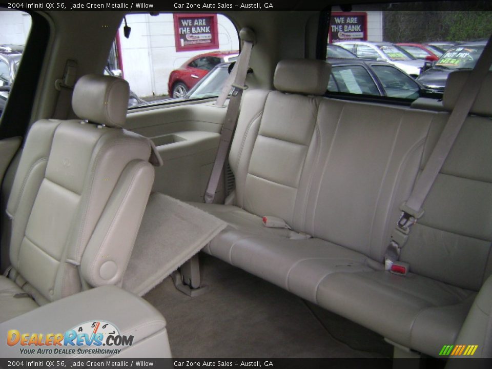 2004 Infiniti QX 56 Jade Green Metallic / Willow Photo #5