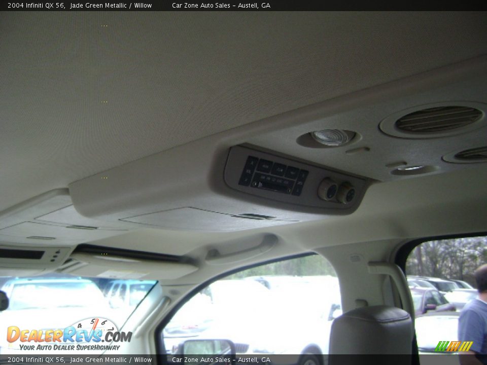 2004 Infiniti QX 56 Jade Green Metallic / Willow Photo #6