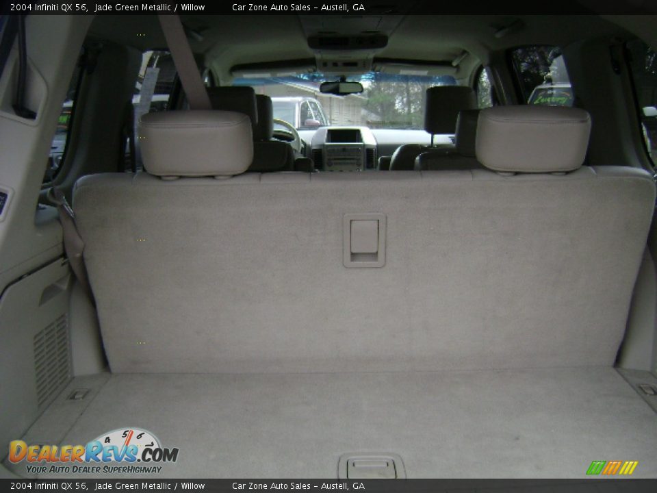 2004 Infiniti QX 56 Jade Green Metallic / Willow Photo #7