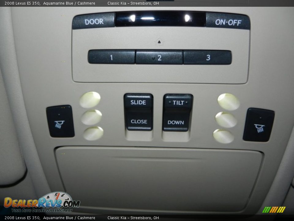 2008 Lexus ES 350 Aquamarine Blue / Cashmere Photo #12