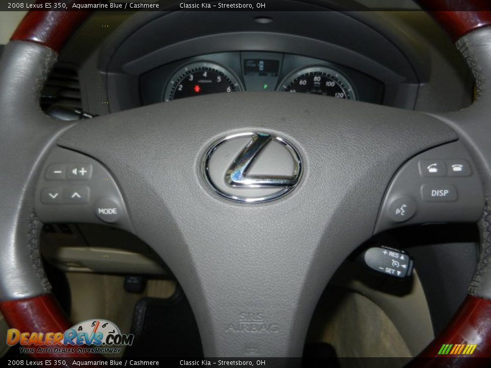 2008 Lexus ES 350 Aquamarine Blue / Cashmere Photo #13