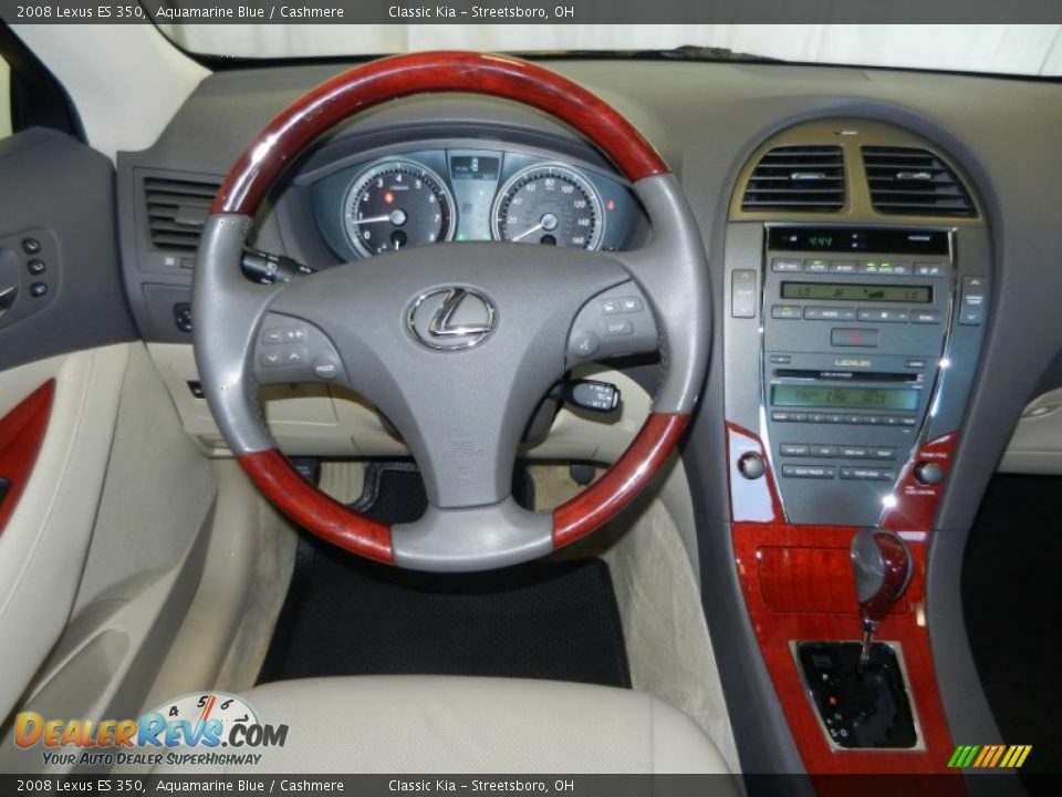 2008 Lexus ES 350 Aquamarine Blue / Cashmere Photo #17