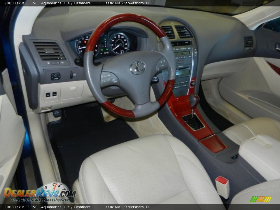 2008 Lexus ES 350 Aquamarine Blue / Cashmere Photo #18