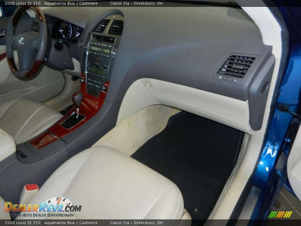 2008 Lexus ES 350 Aquamarine Blue / Cashmere Photo #20