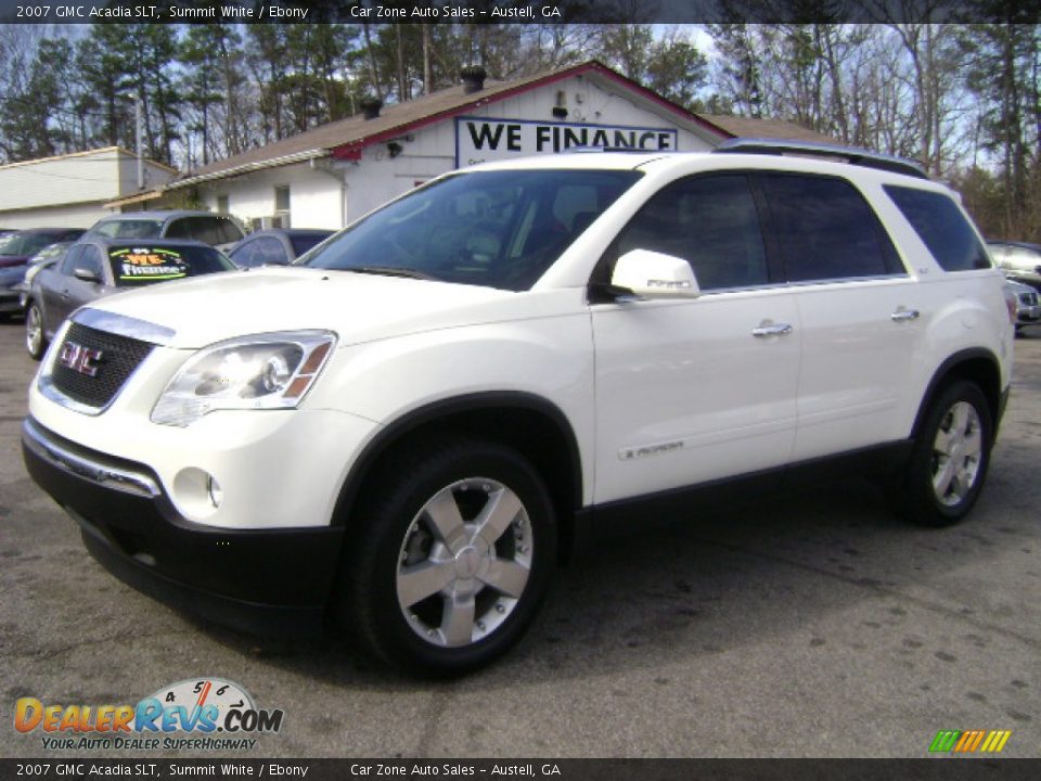 2007 GMC Acadia SLT Summit White / Ebony Photo #1