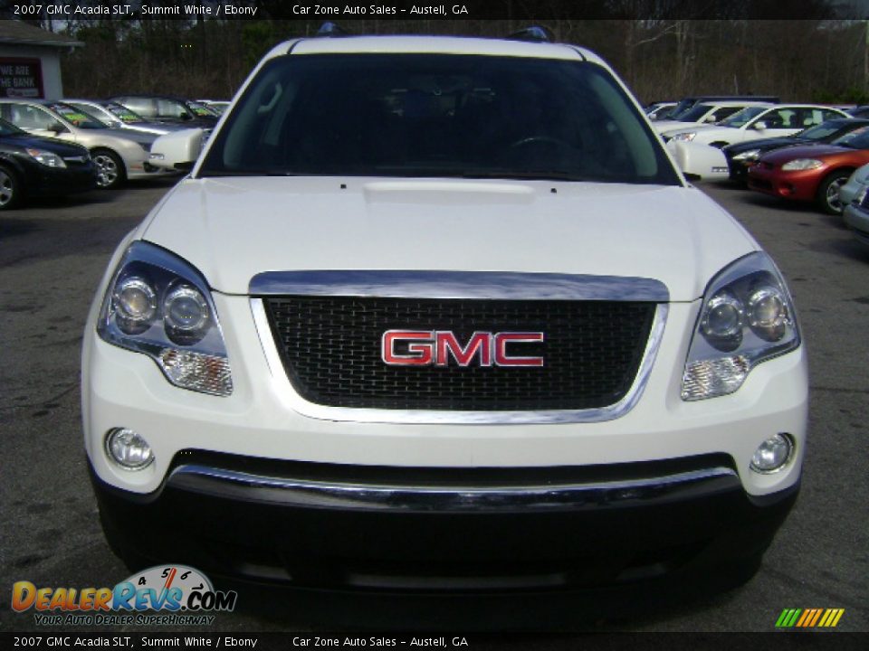 2007 GMC Acadia SLT Summit White / Ebony Photo #2