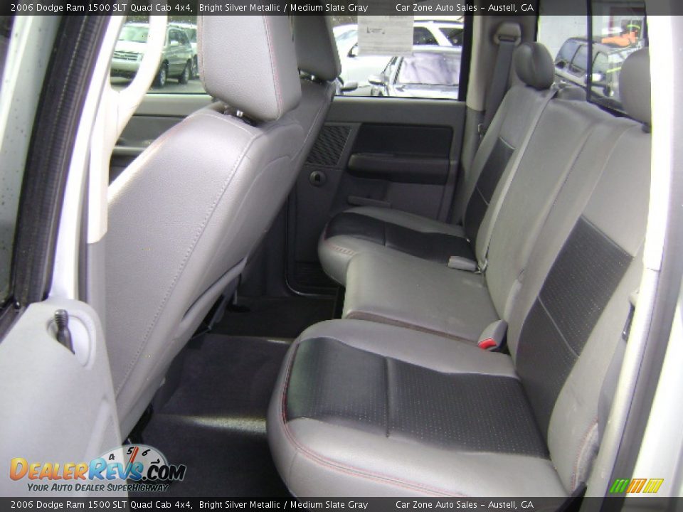 2006 Dodge Ram 1500 SLT Quad Cab 4x4 Bright Silver Metallic / Medium Slate Gray Photo #4