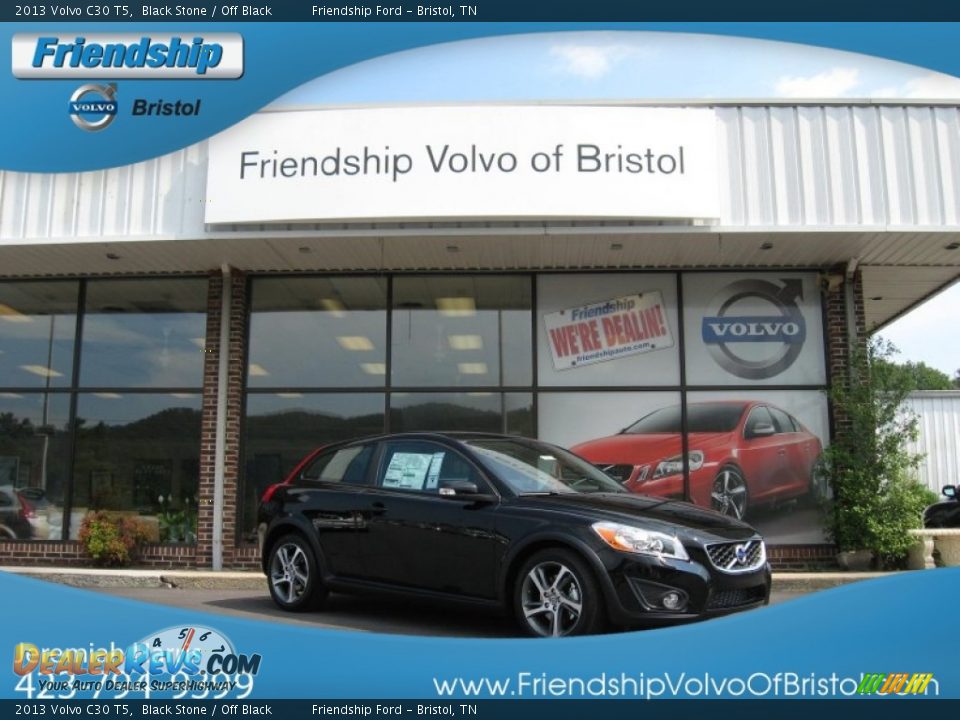2013 Volvo C30 T5 Black Stone / Off Black Photo #1
