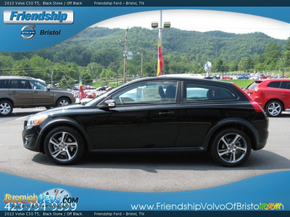 2013 Volvo C30 T5 Black Stone / Off Black Photo #2