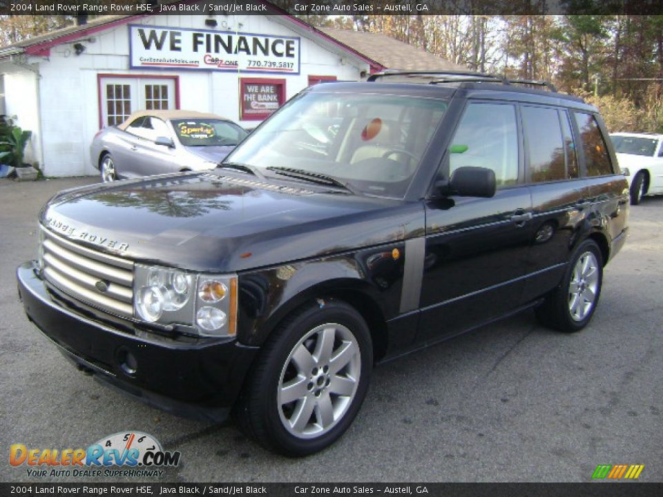 2004 Land Rover Range Rover HSE Java Black / Sand/Jet Black Photo #1