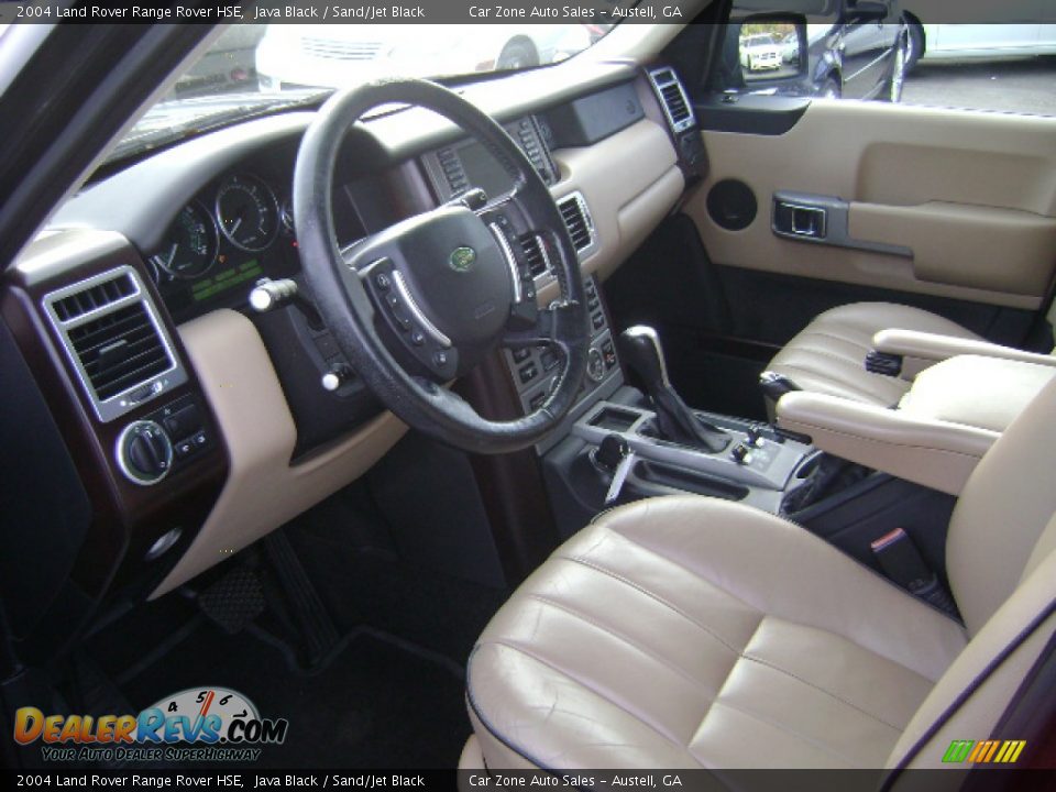 2004 Land Rover Range Rover HSE Java Black / Sand/Jet Black Photo #3