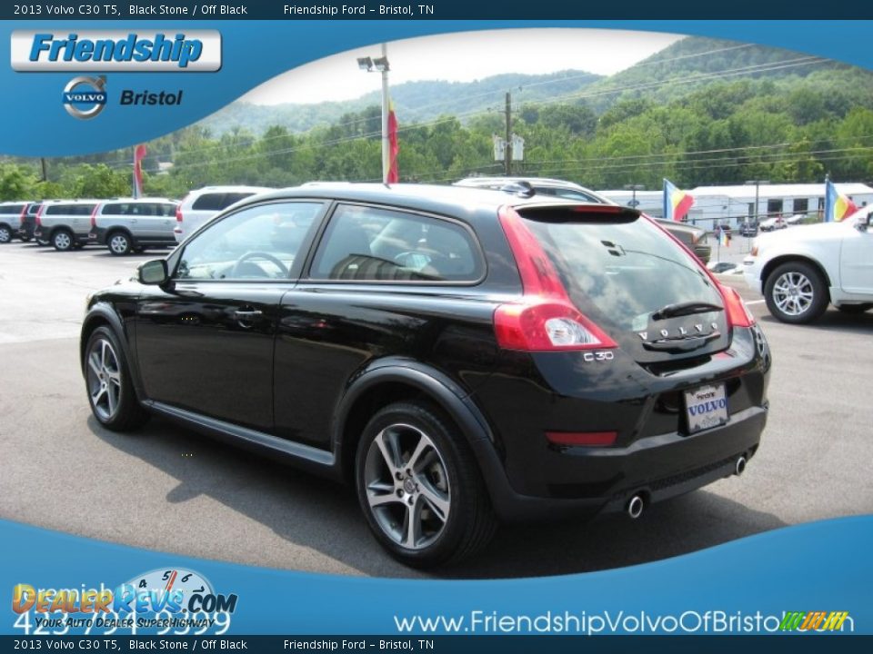 2013 Volvo C30 T5 Black Stone / Off Black Photo #9