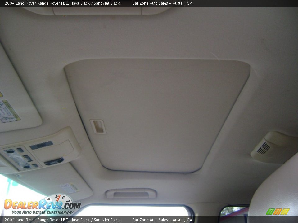 2004 Land Rover Range Rover HSE Java Black / Sand/Jet Black Photo #4