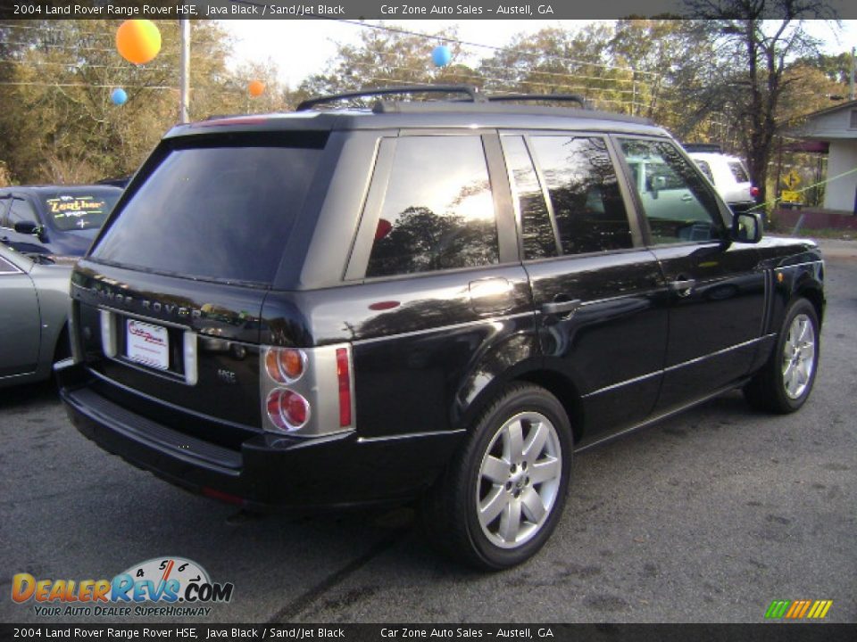2004 Land Rover Range Rover HSE Java Black / Sand/Jet Black Photo #7