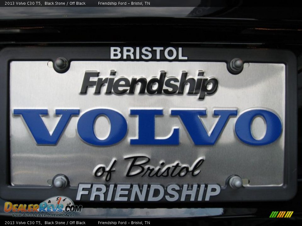 2013 Volvo C30 T5 Black Stone / Off Black Photo #13