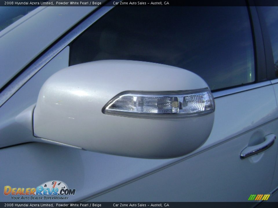 2008 Hyundai Azera Limited Powder White Pearl / Beige Photo #3
