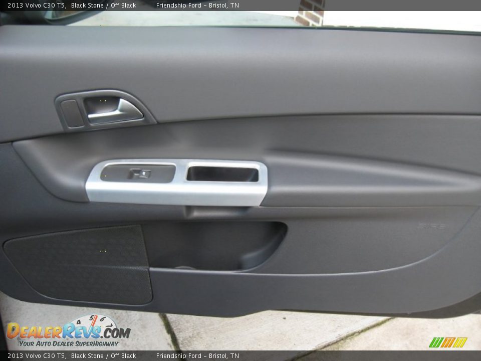 2013 Volvo C30 T5 Black Stone / Off Black Photo #21