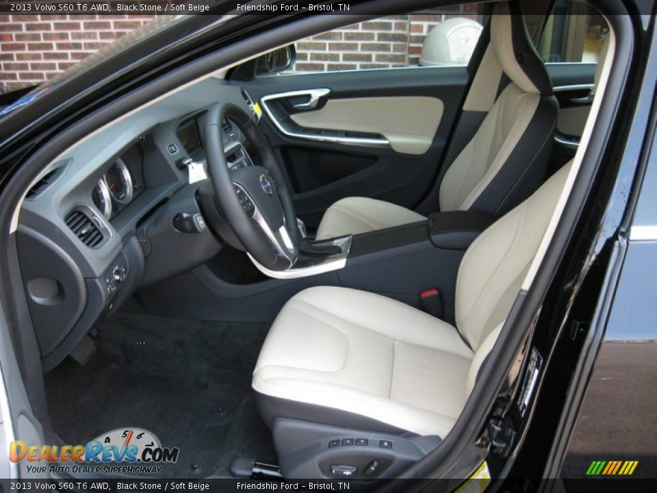 Soft Beige Interior - 2013 Volvo S60 T6 AWD Photo #14