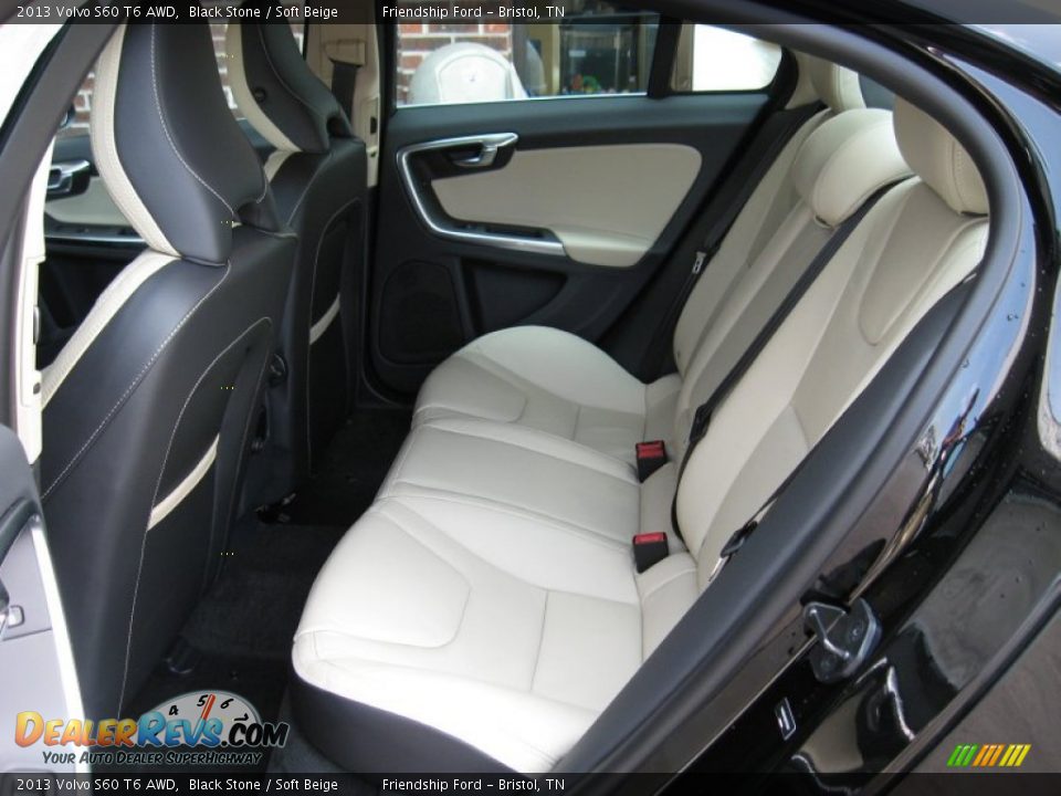 Rear Seat of 2013 Volvo S60 T6 AWD Photo #17