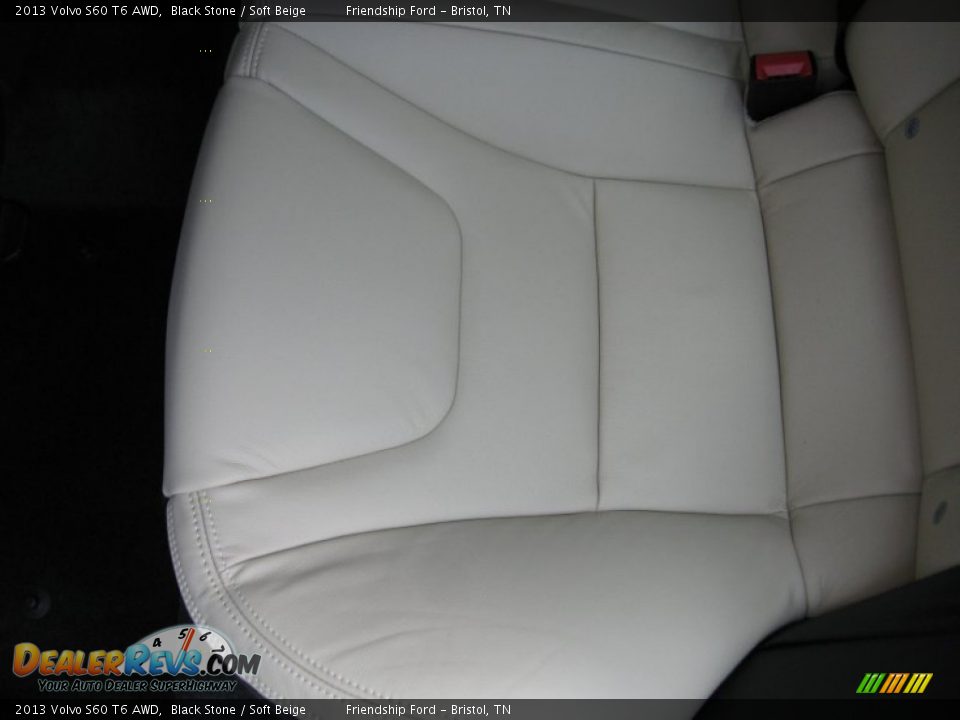 2013 Volvo S60 T6 AWD Black Stone / Soft Beige Photo #18