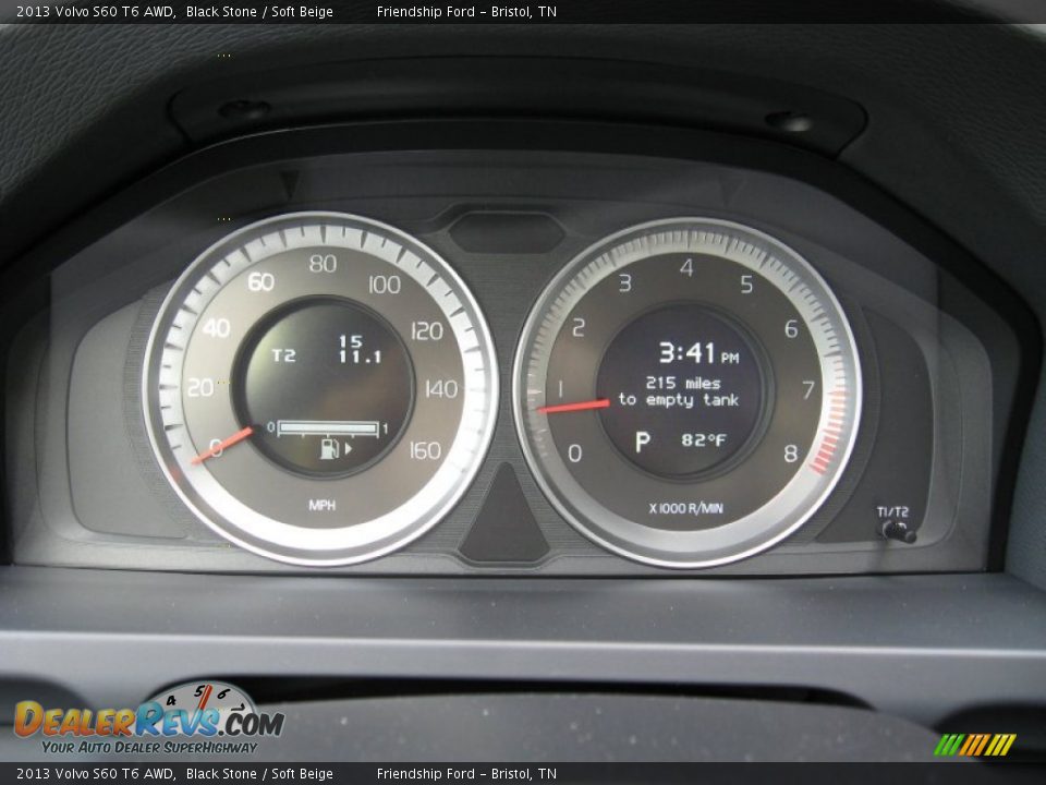 2013 Volvo S60 T6 AWD Gauges Photo #29