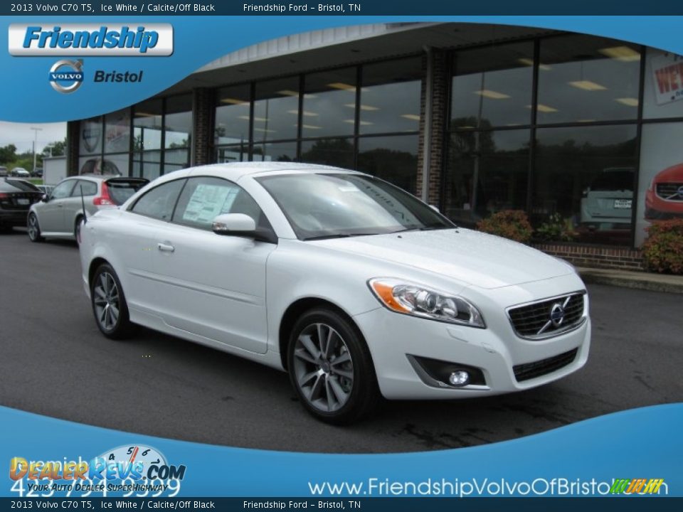 2013 Volvo C70 T5 Ice White / Calcite/Off Black Photo #5
