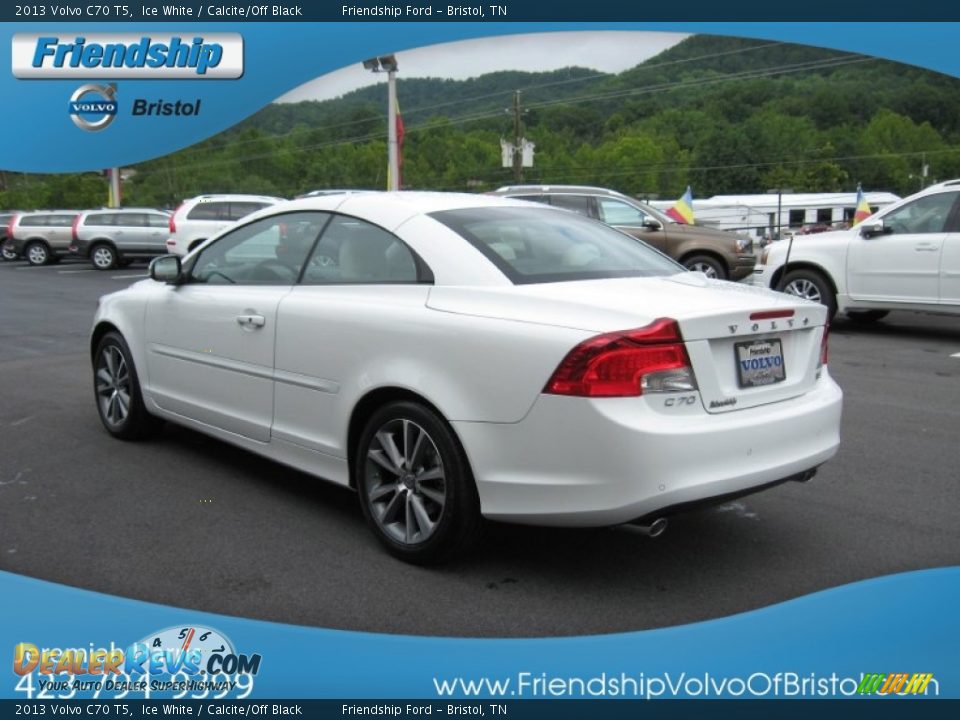2013 Volvo C70 T5 Ice White / Calcite/Off Black Photo #9