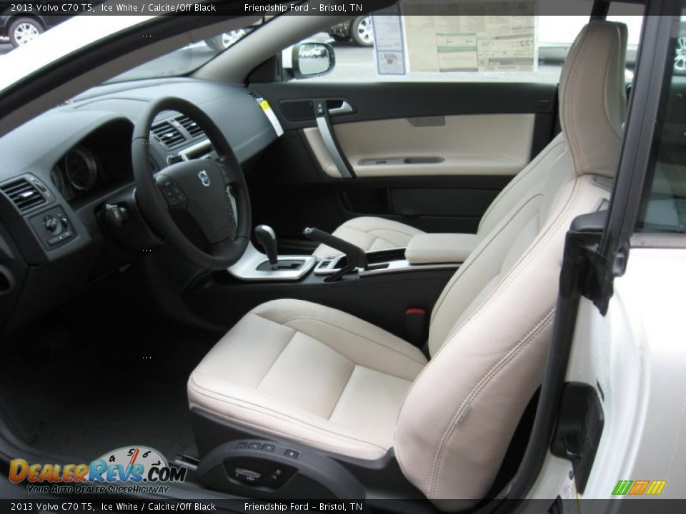 Calcite/Off Black Interior - 2013 Volvo C70 T5 Photo #14