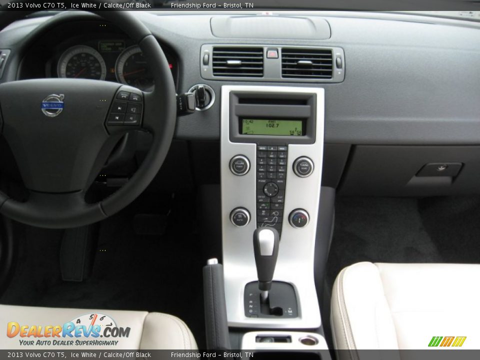 2013 Volvo C70 T5 Ice White / Calcite/Off Black Photo #23