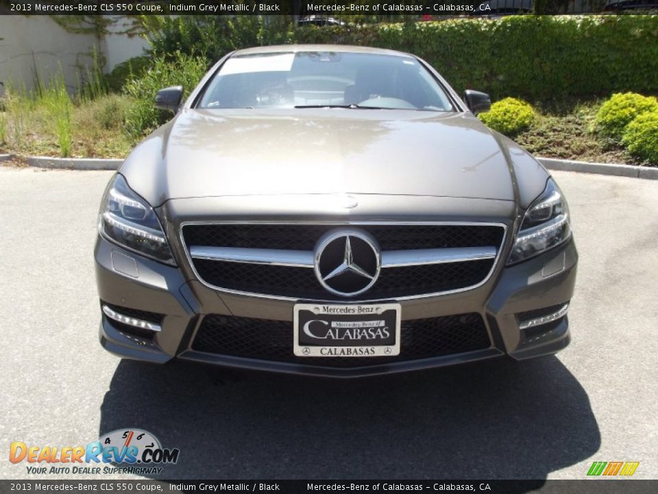 2013 Mercedes-Benz CLS 550 Coupe Indium Grey Metallic / Black Photo #2