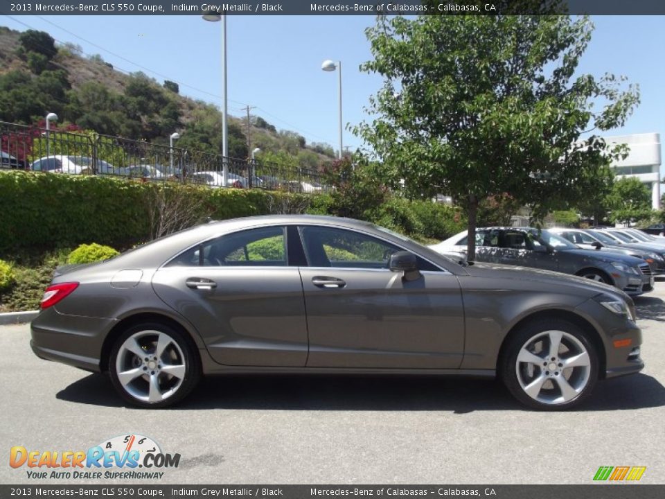 Indium Grey Metallic 2013 Mercedes-Benz CLS 550 Coupe Photo #3