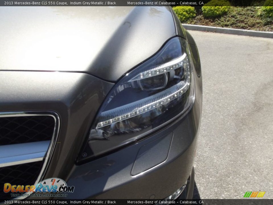 2013 Mercedes-Benz CLS 550 Coupe Indium Grey Metallic / Black Photo #6