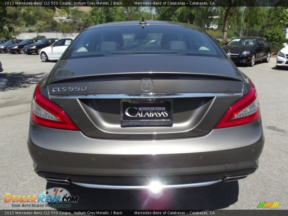 2013 Mercedes-Benz CLS 550 Coupe Indium Grey Metallic / Black Photo #9