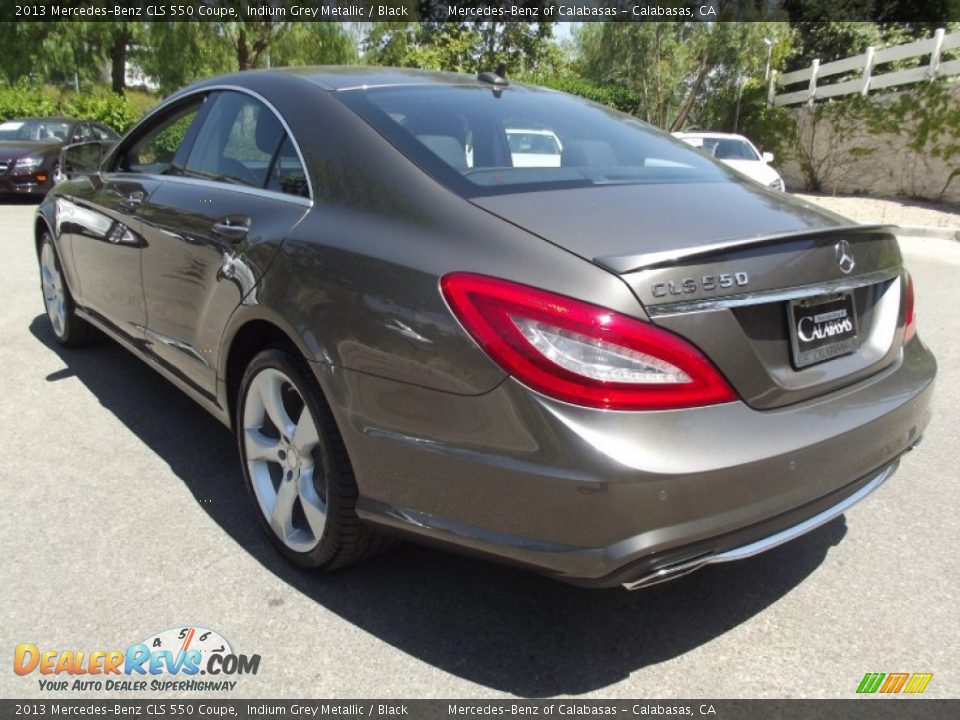 2013 Mercedes-Benz CLS 550 Coupe Indium Grey Metallic / Black Photo #10