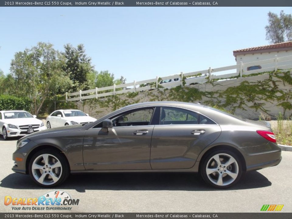 Indium Grey Metallic 2013 Mercedes-Benz CLS 550 Coupe Photo #11