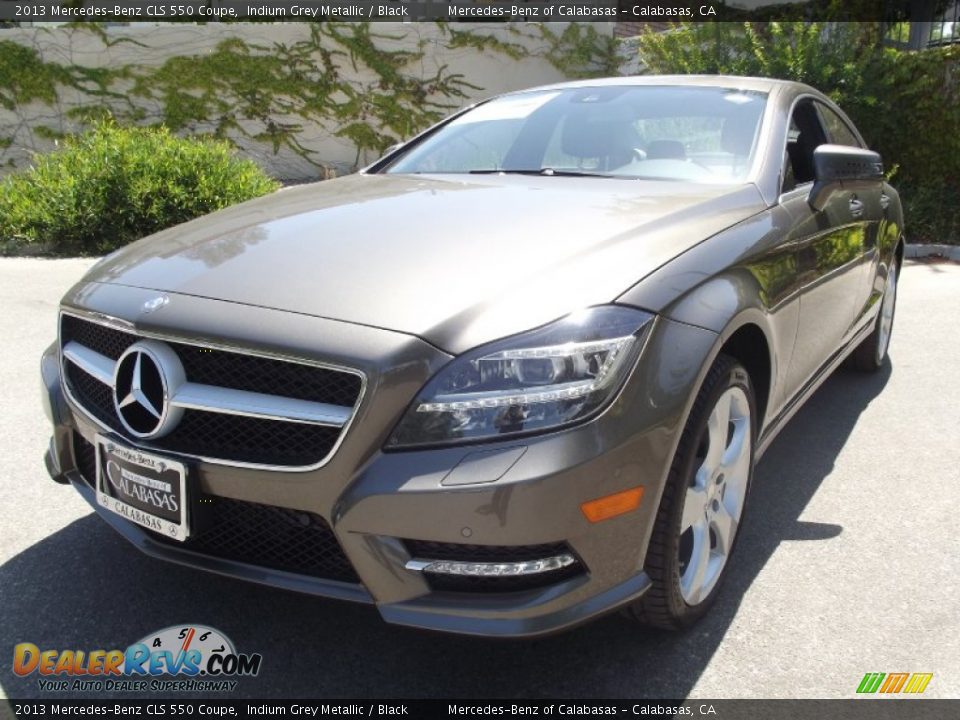 2013 Mercedes-Benz CLS 550 Coupe Indium Grey Metallic / Black Photo #12