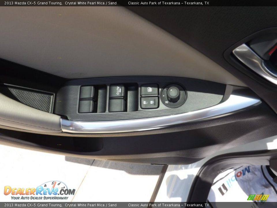 2013 Mazda CX-5 Grand Touring Crystal White Pearl Mica / Sand Photo #17