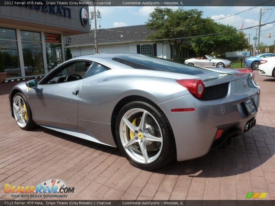 Grigio Titanio (Grey Metallic) 2012 Ferrari 458 Italia Photo #4