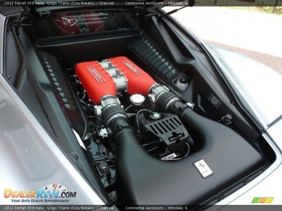 2012 Ferrari 458 Italia 4.5 Liter DI DOHC 32-Valve VVT V8 Engine Photo #6