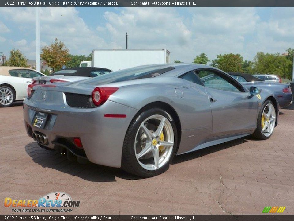 Grigio Titanio (Grey Metallic) 2012 Ferrari 458 Italia Photo #7