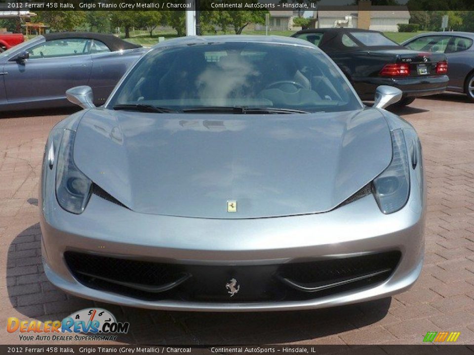 Grigio Titanio (Grey Metallic) 2012 Ferrari 458 Italia Photo #10