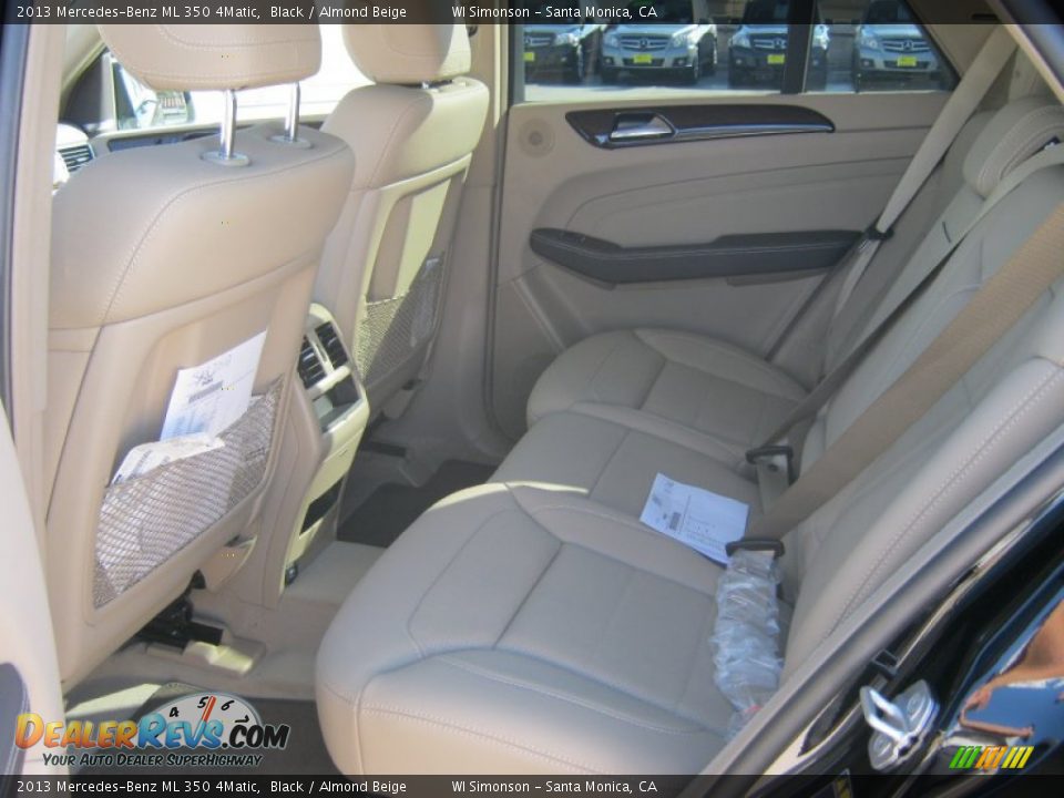 Rear Seat of 2013 Mercedes-Benz ML 350 4Matic Photo #8