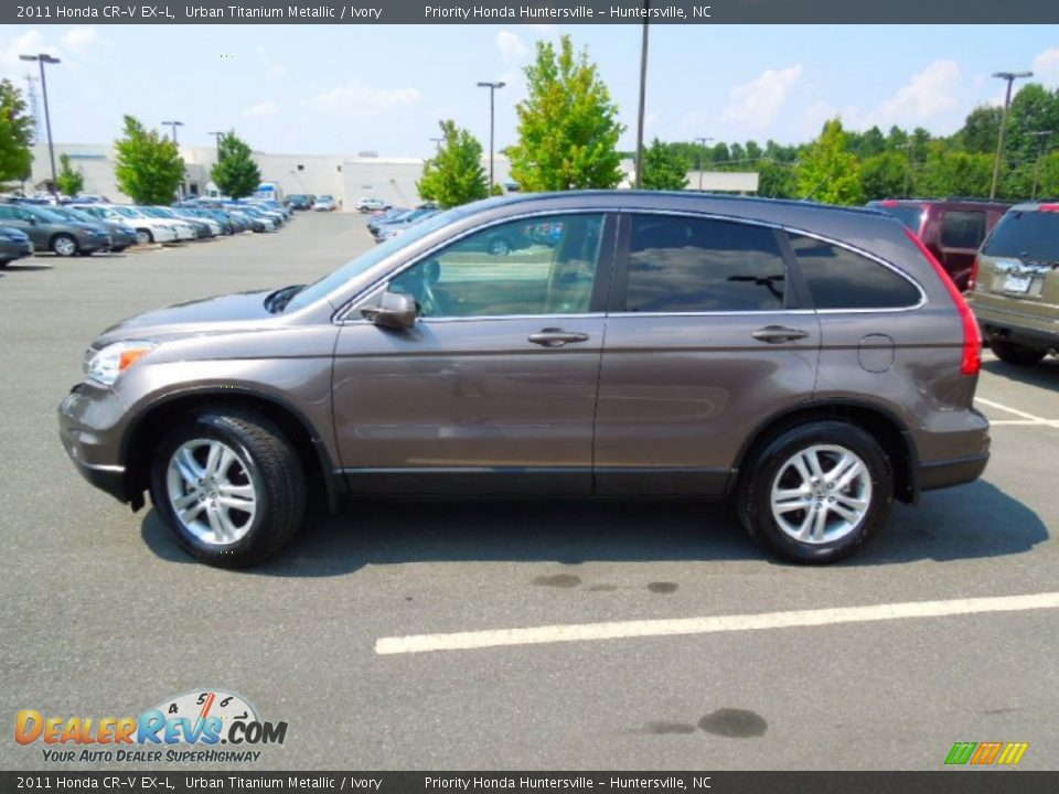 Urban Titanium Metallic 2011 Honda CR-V EX-L Photo #4