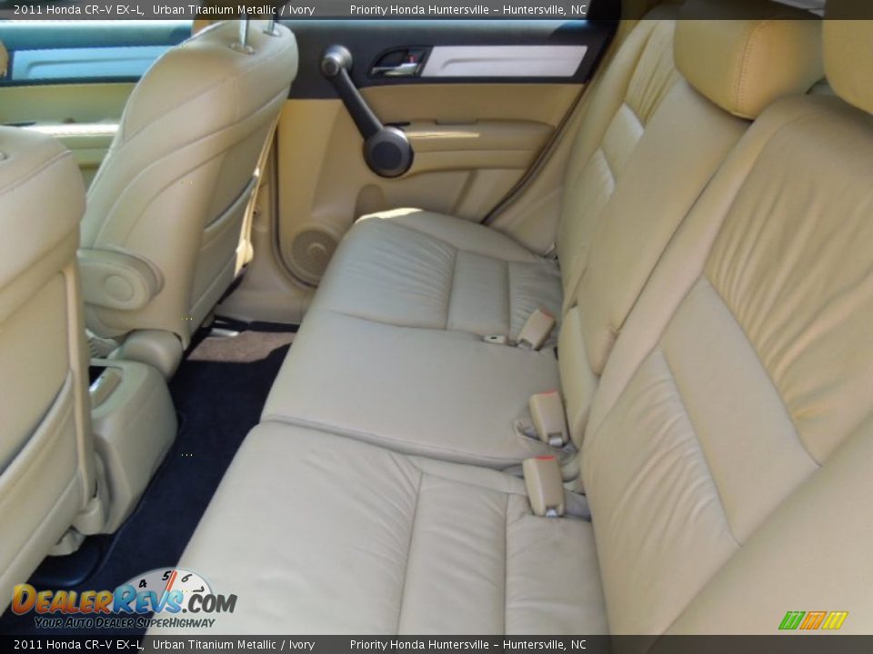 Rear Seat of 2011 Honda CR-V EX-L Photo #16