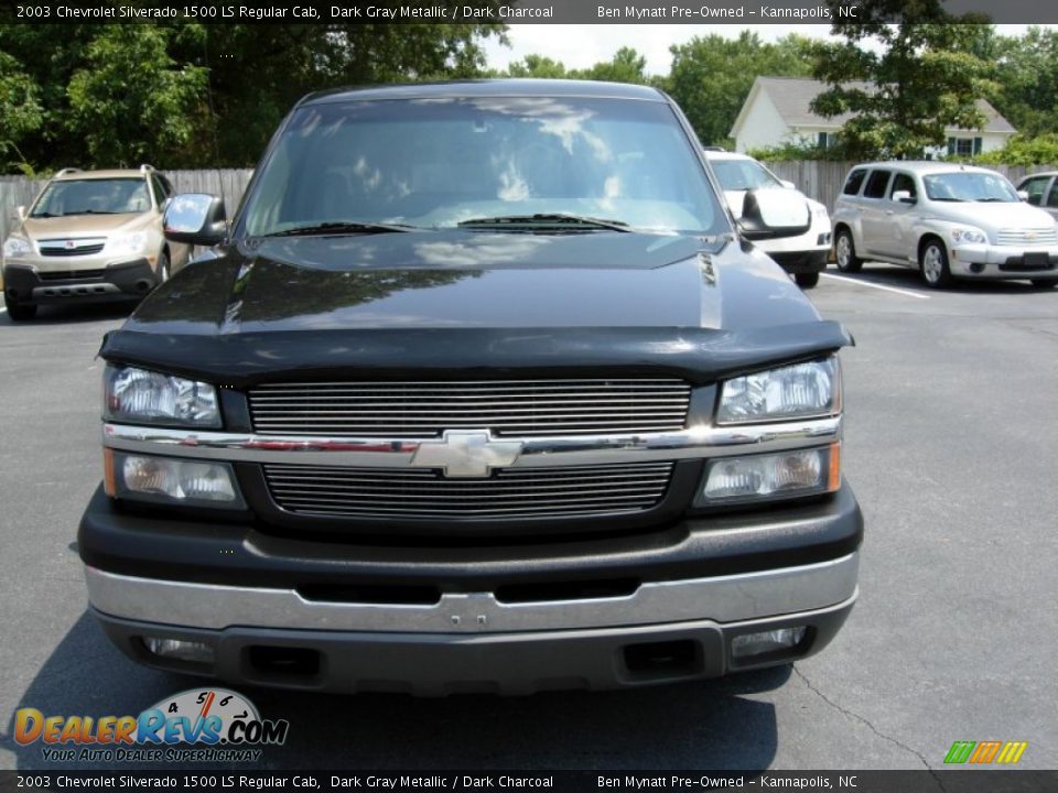 2003 Chevrolet Silverado 1500 LS Regular Cab Dark Gray Metallic / Dark Charcoal Photo #3