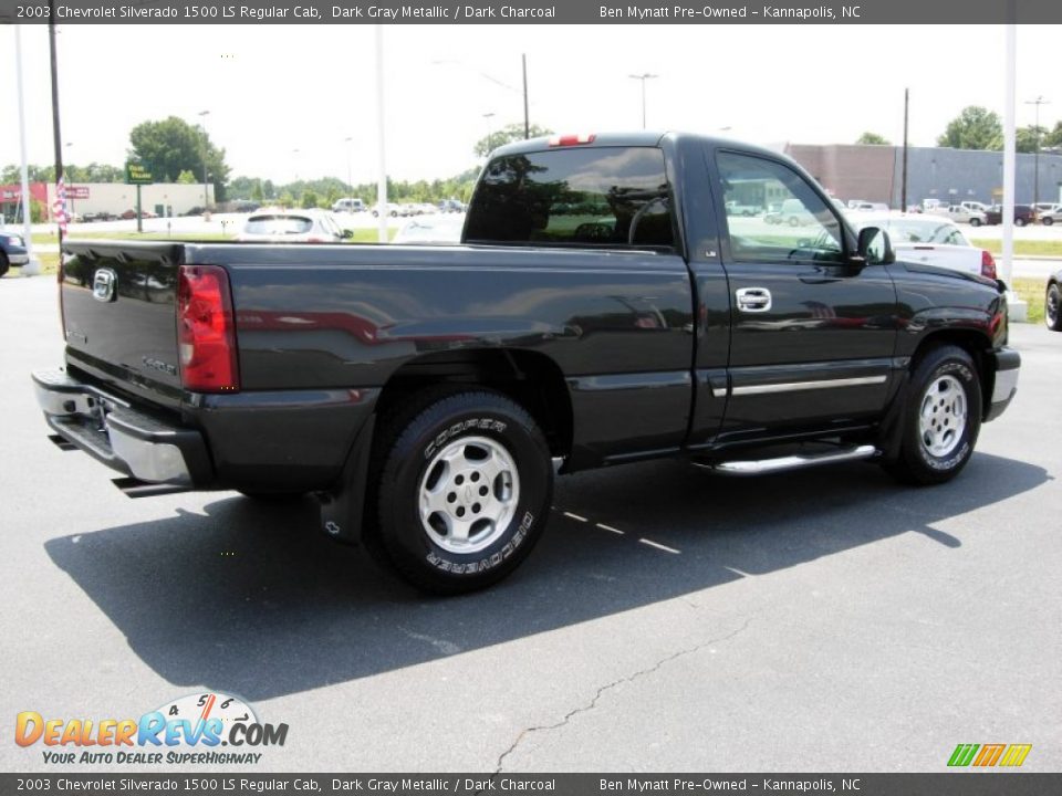 2003 Chevrolet Silverado 1500 LS Regular Cab Dark Gray Metallic / Dark Charcoal Photo #5