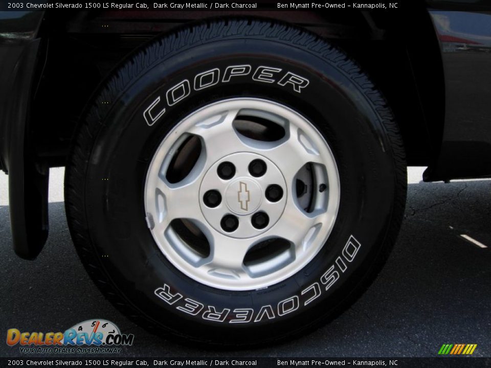 2003 Chevrolet Silverado 1500 LS Regular Cab Dark Gray Metallic / Dark Charcoal Photo #6