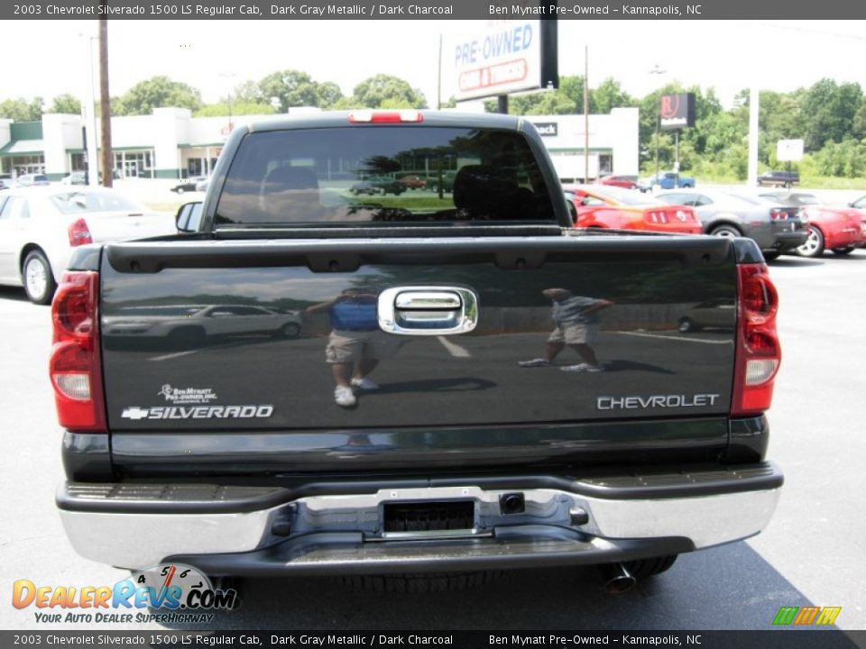 2003 Chevrolet Silverado 1500 LS Regular Cab Dark Gray Metallic / Dark Charcoal Photo #7