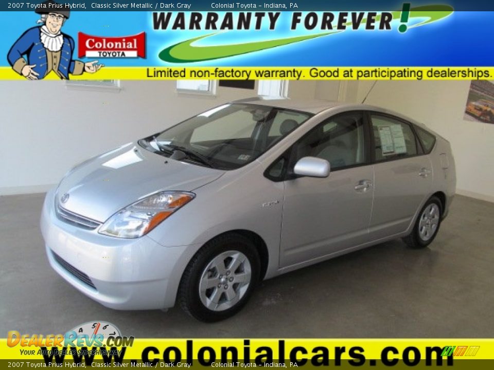2007 Toyota Prius Hybrid Classic Silver Metallic / Dark Gray Photo #1